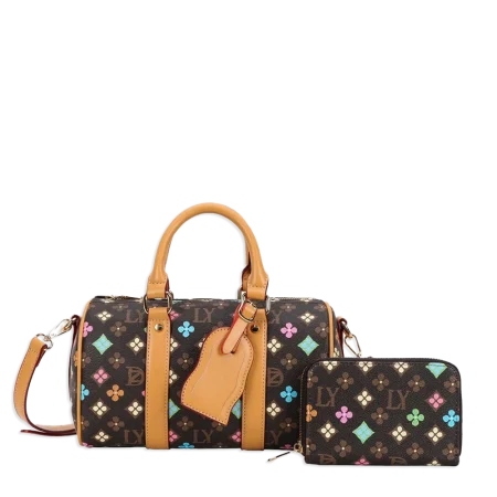 Small Flower Doctor Bag with Wallet