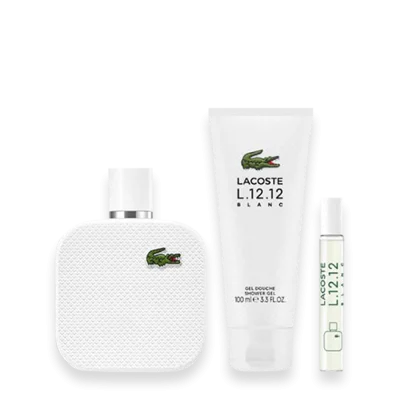 Lacoste L.12.12 Blanc Pure 3.3 oz. Gift Set