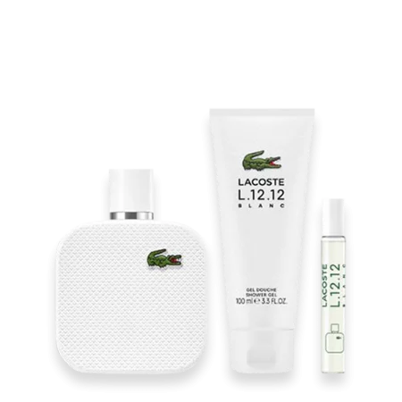 Lacoste L.12.12 Blanc Pure 3.3 oz. Gift Set