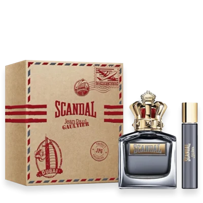 Scandal Pour Homme by Jean Paul Gaultier 3.4 oz. Travel Set