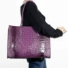 2pc Croc Satchel with Wallet