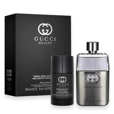 Gucci Guilty Pour Homme 3 oz. Travel Set