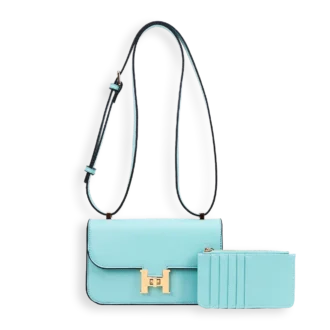2pc H Crossbody with Card Holder
