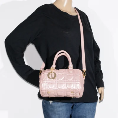 2pc Quilted Heart Crossbody with Wallet