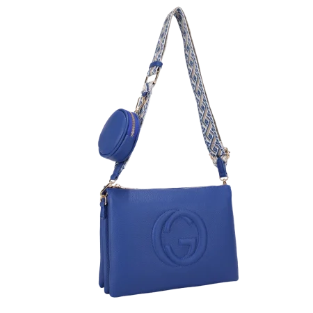 2pc Guitar Strap Crossbody with Coin Holder