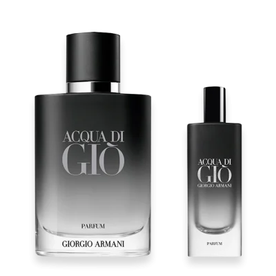 Acqua Di Gio Parfum by Giorgio Armani 3.4 oz. Gift Set