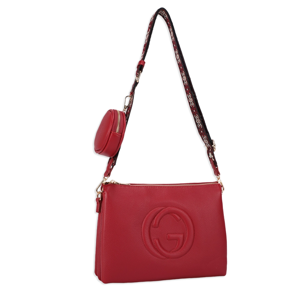 2pc Guitar Strap Crossbody with Coin Holder