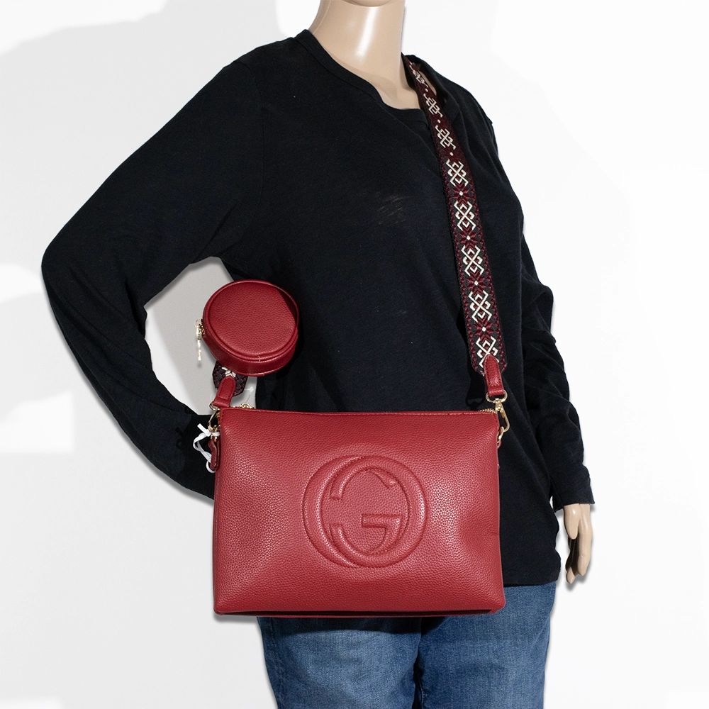 2pc Guitar Strap Crossbody with Coin Holder