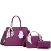 3pc Satchel Bag with Wallet & Crossbody
