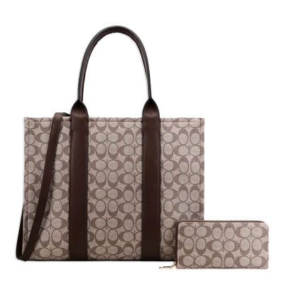 2pc Half Moon Tote with Wallet