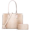 2pc Croc Satchel with Wallet