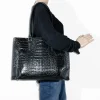 2pc Croc Satchel with Wallet