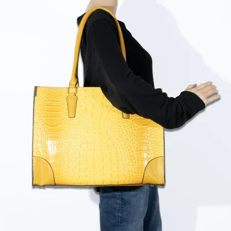 2pc Croc Satchel with Wallet