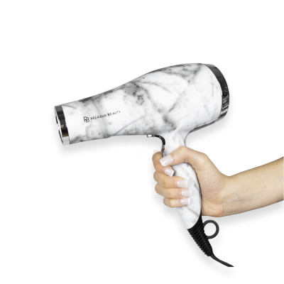 White Marble Ionic Blow Dryer