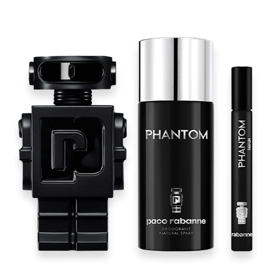 Phantom Parfum by Paco Rabanne 3.4 oz. Gift Set