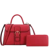 2pc Top Handle Bag with Wallet