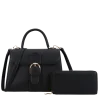 2pc Top Handle Bag with Wallet