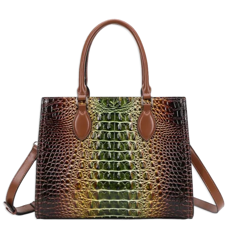 2 Tone Croc Bag