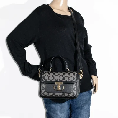 2pc Half Moon Front Flap Crossbody with Wallet