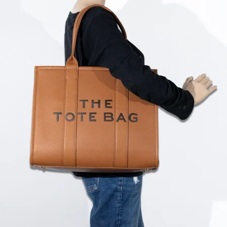 2pc The Large Leather Tote with Wallet