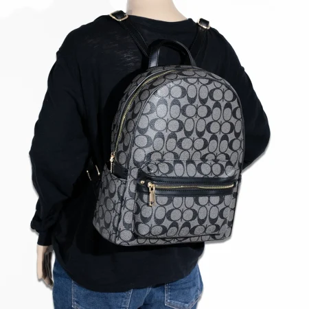 2pc Double Half Moon Backpack with Wallet