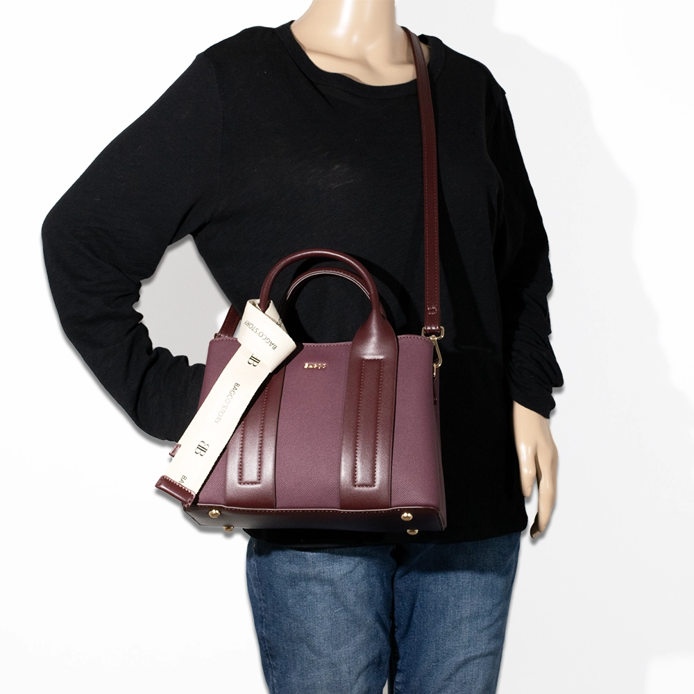 Double Stripe Bag with Ribbon