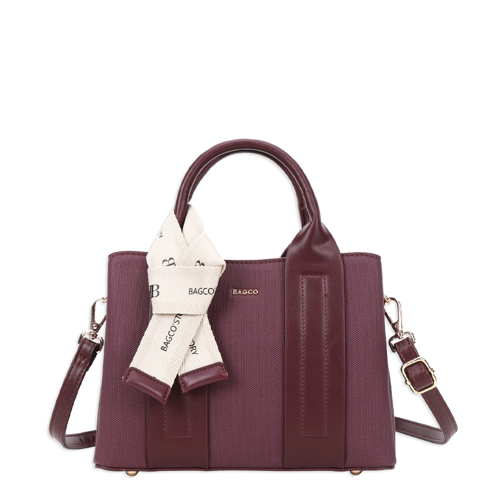 Double Stripe Bag with Ribbon