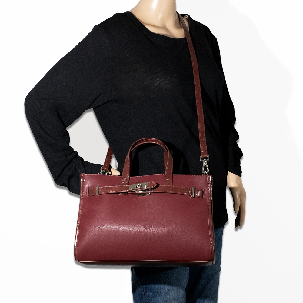 2pc Front Lock Satcheel with Wallet