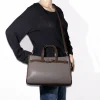 2pc Front Lock Satchel with Wallet