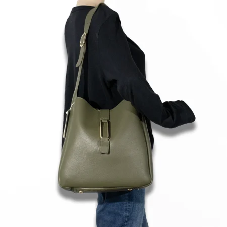 2pc Hobo Shoulder Bag with Makeup Bag