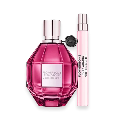 Flowerbomb Ruby Orchid by Viktor & Rolf 3.4 oz. Gift Set