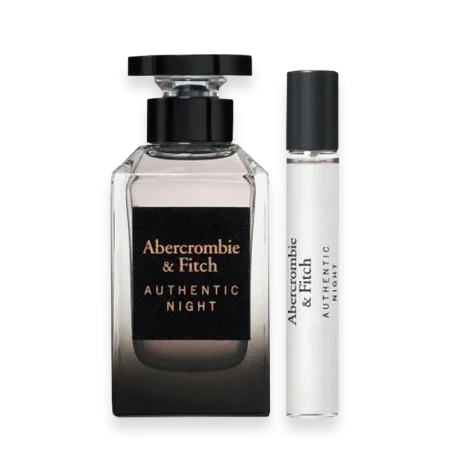 Abercrombie Authentic Night For Men 3.4 oz. Travel Set