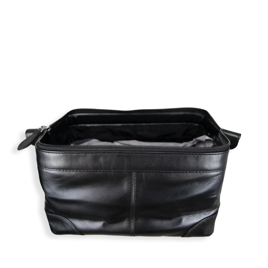 Men's Toiletry Bag - Genuine Leather