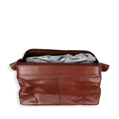 Men's Toiletry Bag - Genuine Leather