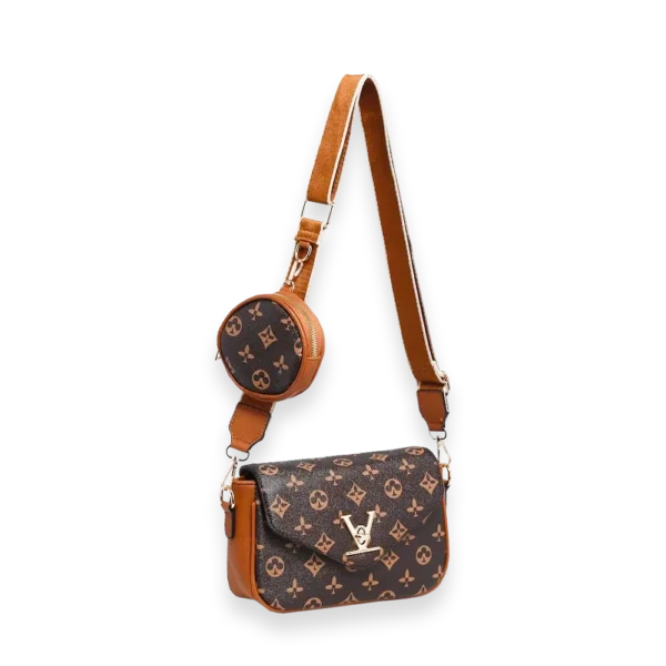 2pc Spade Crossbody with Coin Holder