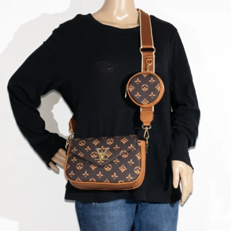 2pc Spade Crossbody with Coin Holder