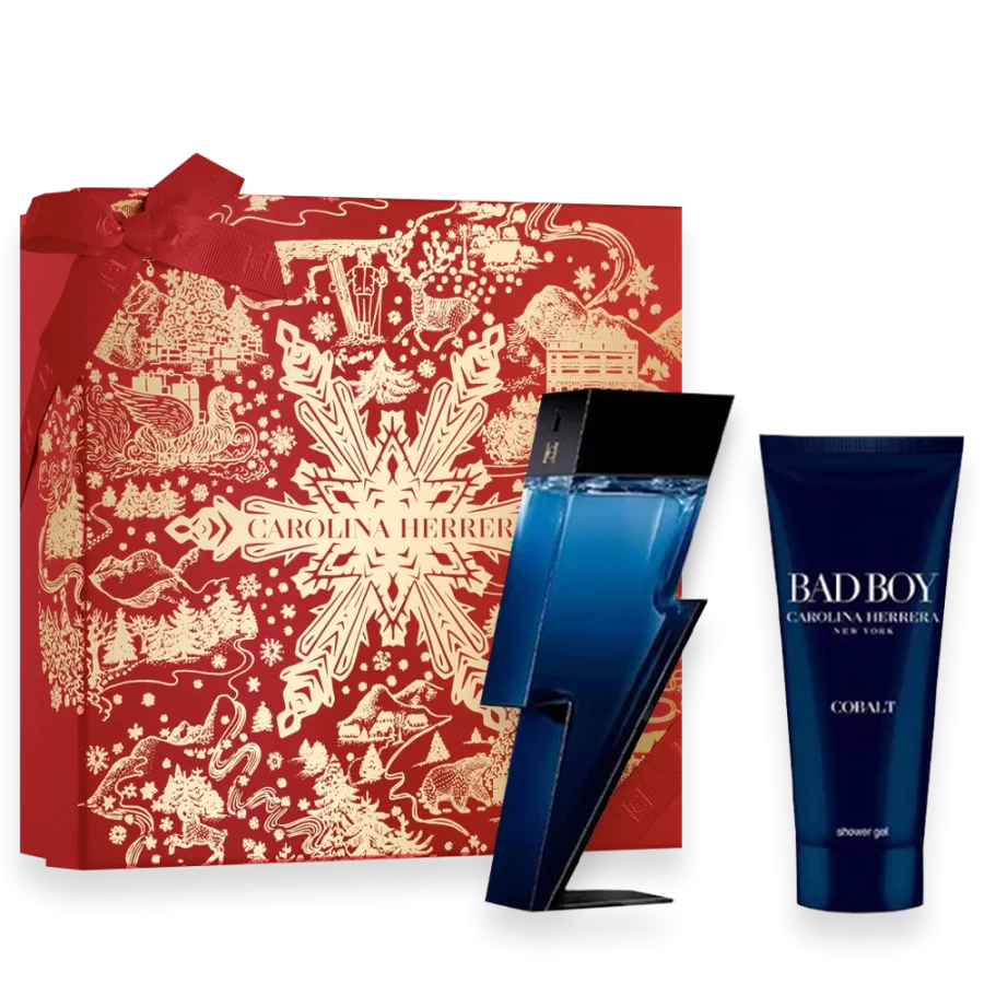 Bad Boy Cobalt by Carolina Herrera 3.4 oz. Gift Set