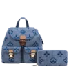 2pc Spade Backpack with Wallet