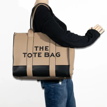 2pc The Leather Tote Bag with Wallet