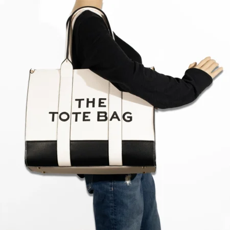 2pc The Leather Tote Bag with Wallet