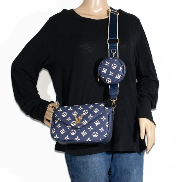 2pc Spade Crossbody with Coin Holder