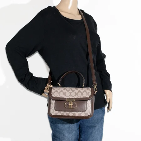 2pc Half Moon Front Flap Crossbody with Wallet