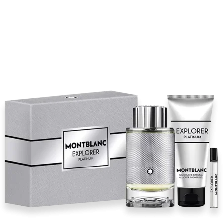 Explorer Platinum by Mont Blanc 3.3 oz. Gift Set