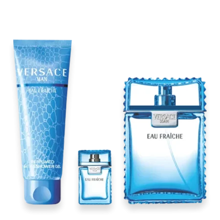 Versace Man Eau Fraiche 3.4 oz. Gift Set