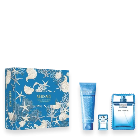 Versace Man Eau Fraiche 3.4 oz. Gift Set