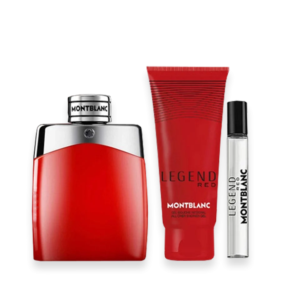 Legend Red by Mont Blanc 3.3 oz. Gift Set