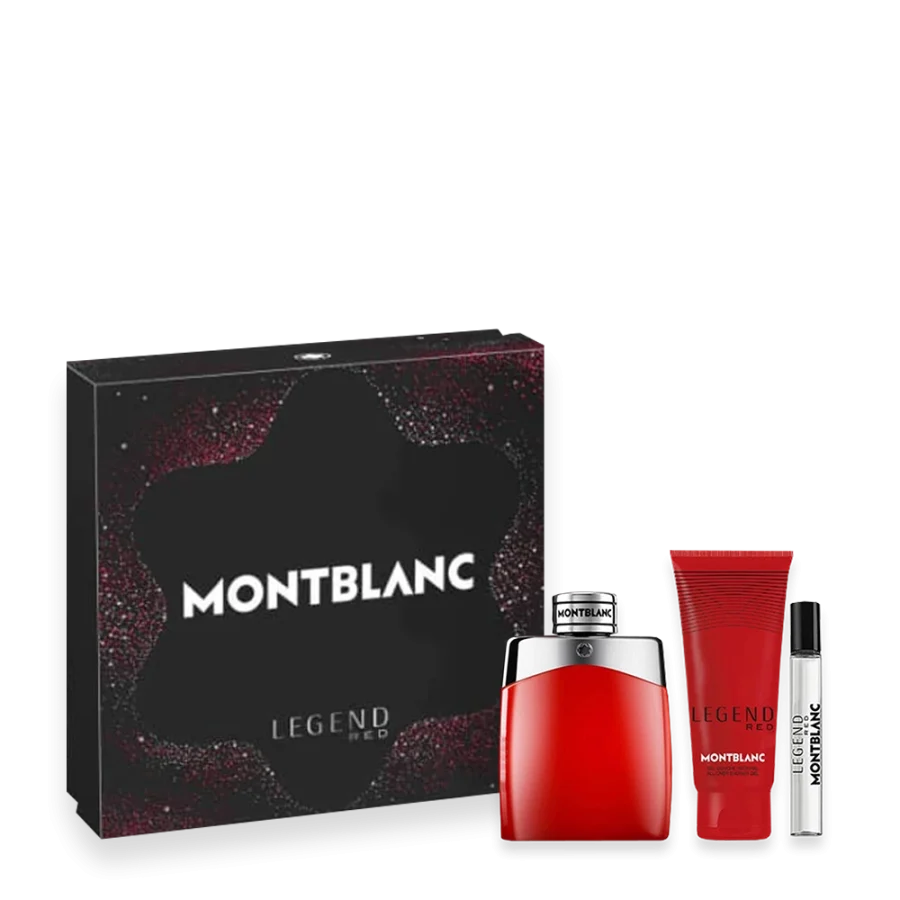 Legend Red by Mont Blanc 3.3 oz. Gift Set