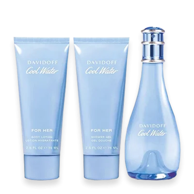 Davidoff Cool Water for Women 3.4 oz. Gift Set
