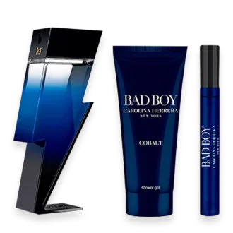 Bad Boy Cobalt by Carolina Herrera 3.4 oz. Gift Set