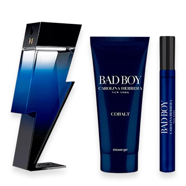 Bad Boy Cobalt by Carolina Herrera 3.4 oz. Gift Set